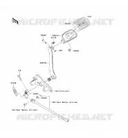 PEDALE FRENO   TORK LINK per Kawasaki VN2000 2005