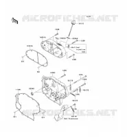 COPERTURA MOTORE DESTRO(S) per Kawasaki VN2000 2006
