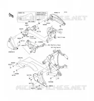 FIANCHETTI   COPERCHIO CATENA per Kawasaki VN2000 2006