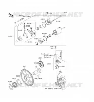 MOTORINO DI AVVIAMENTO per Kawasaki VN2000 2006