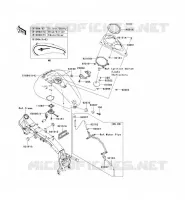 SERBATOIO DI CARBURANTE per Kawasaki VN2000 2006