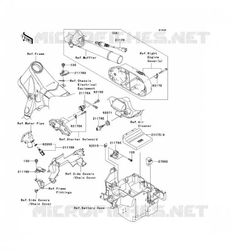 INIEZIONE DI CARBURANTE Kawasaki MOTOS 2000 2006 VN2000  VN2000A6F