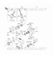 ALBERO MOTORE per Kawasaki VN2000 CLASSIC LT 2007