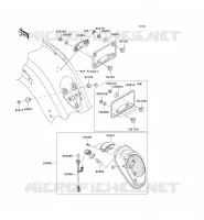 FANALE POSTERIORE(S) per Kawasaki VN2000 CLASSIC LT 2007