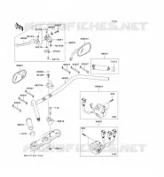 MANUBRIO per Kawasaki VN2000 CLASSIC LT 2007