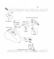 ETICHETTE per Kawasaki VN2000 2008