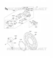 FRENO POSTERIORE per Kawasaki VN2000 2008