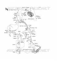 FUEL EVAPORAZIONE SISTEMA(CA) per Kawasaki VN2000 CLASSIC 2008