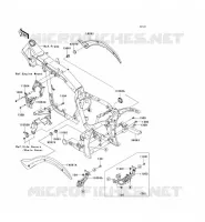 PARTI DEL TELAIO (COUVERTURE) per Kawasaki VN2000 CLASSIC LT 2008