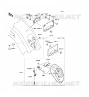 FANALE POSTERIORE(S) per Kawasaki VN2000 CLASSIC LT 2009