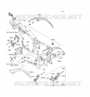 PARTI DEL TELAIO (COUVERTURE) per Kawasaki VN2000 CLASSIC LT 2009