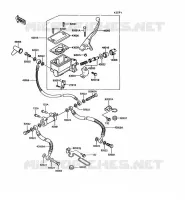 ANTERIORE POMPA per Kawasaki VN750 TWIN 1987