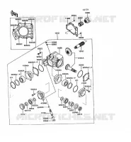 GEAR ANTERIORE per Kawasaki VN750 TWIN 1987