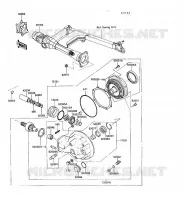 ALBERO   GEAR FINALE per Kawasaki VN750 1992