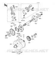ALBERO MOTORE per Kawasaki VN750 1992
