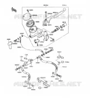 ANTERIORE POMPA per Kawasaki VN750 1992