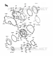 Coperchi motore per Kawasaki VN750 1992