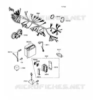 EQUIPAGGIAMENTO ELETTRICO per Kawasaki VN750 1992