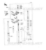 FORCELLA per Kawasaki VN750 1992