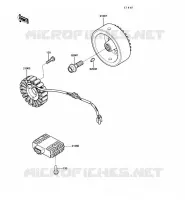 GENERATORE per Kawasaki VN750 1992