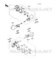 INDICATORI per Kawasaki VN750 1992