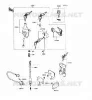 INTERRUTTORE per Kawasaki VN750 1992