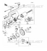 MOTORINO DI AVVIAMENTO per Kawasaki VN750 1992