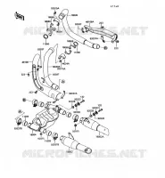 SCARICO per Kawasaki VN750 1992