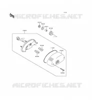 FANALE POSTERIORE(S) per Kawasaki VN800 1998