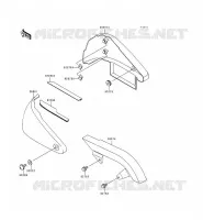FIANCHETTI   COPERCHIO CATENA per Kawasaki VN800 1998