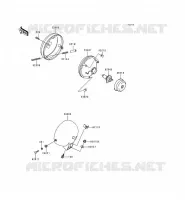 LENS(S) per Kawasaki VN800 1998