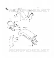 PARAFANGO per Kawasaki VN800 1998