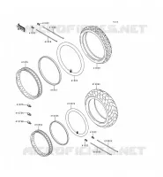 PNEUMATICI per Kawasaki VN800 1998