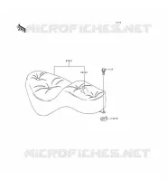 POSTO A SEDERE per Kawasaki VN800 1998