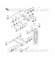 SOSPENSIONI   AMMORTIZZATORE per Kawasaki VN800 1998