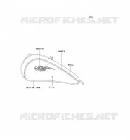 ADESIVO per Kawasaki VN800 2000