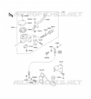 ANTERIORE POMPA per Kawasaki VN800 2000