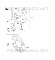 FRENO ANTERIORE per Kawasaki VN800 2000