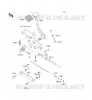 PEDALE FRENO   TORK LINK per Kawasaki VN800 2000