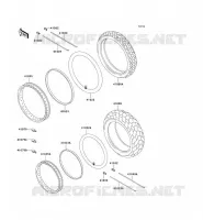 PNEUMATICI per Kawasaki VN800 2000
