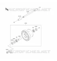RUOTA ANTERIORE per Kawasaki VN800 2000