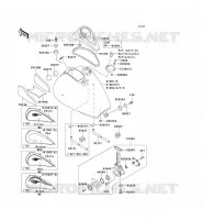 SERBATOIO DI CARBURANTE per Kawasaki VN800 2000