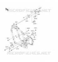 SUPPORTO DEL MOTORE per Kawasaki VN800 2000