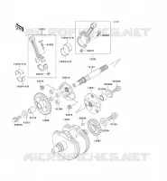 ALBERO MOTORE per Kawasaki VN800 2002