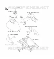 ETICHETTE per Kawasaki VN800 2002