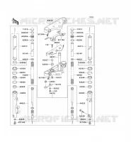FORCELLA per Kawasaki VN800 2002