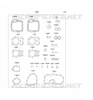 GASKET SET per Kawasaki VN800 2002