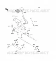 PEDALE FRENO   TORK LINK per Kawasaki VN800 2002