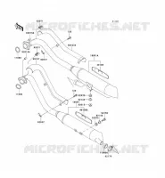SCARICO per Kawasaki VN800 2002