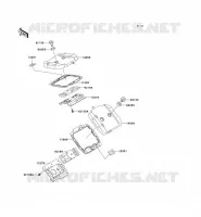 TESTATA COPERTURA per Kawasaki VN800 2002
